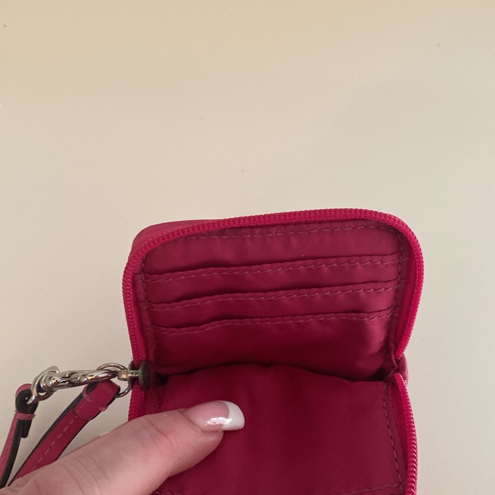 Coach Hot Pink Wallet Wristlet - Picture 3 of 6